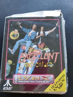 BILL & TEDS EXCELLENT ADVENTURE  Atari Lynx DAMAGED BOX FACTORY SHRINK WRAP