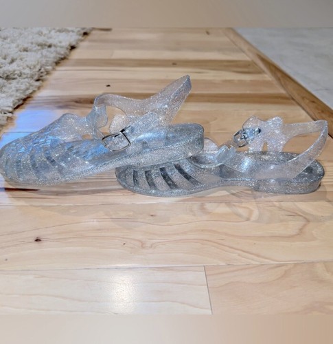 bamboo clear jelly sandals