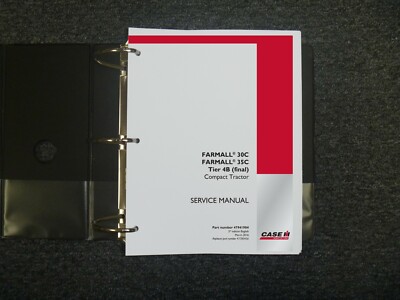 Case IH Farmall 30C 35C Tier 4B Final Compact Tractor Shop Service Repair Manual