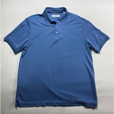 Tommy Bahama Islandzone Men's Short Sleeve Blue Polo Shirt - Size M 
