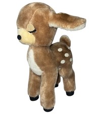 Vintage 1974 Dakin Bambi Plush Stuffed Animal Fawn Deer Nature Babies