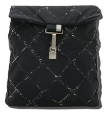 Zaino CHANEL Travel Line nero nylon 1039 autentico donna