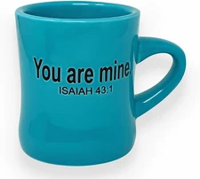 THE CHOSEN You Are Mine ISAIAH 43:1 Stoneware Coffee Tea Mug 16 Oz. Microwave
