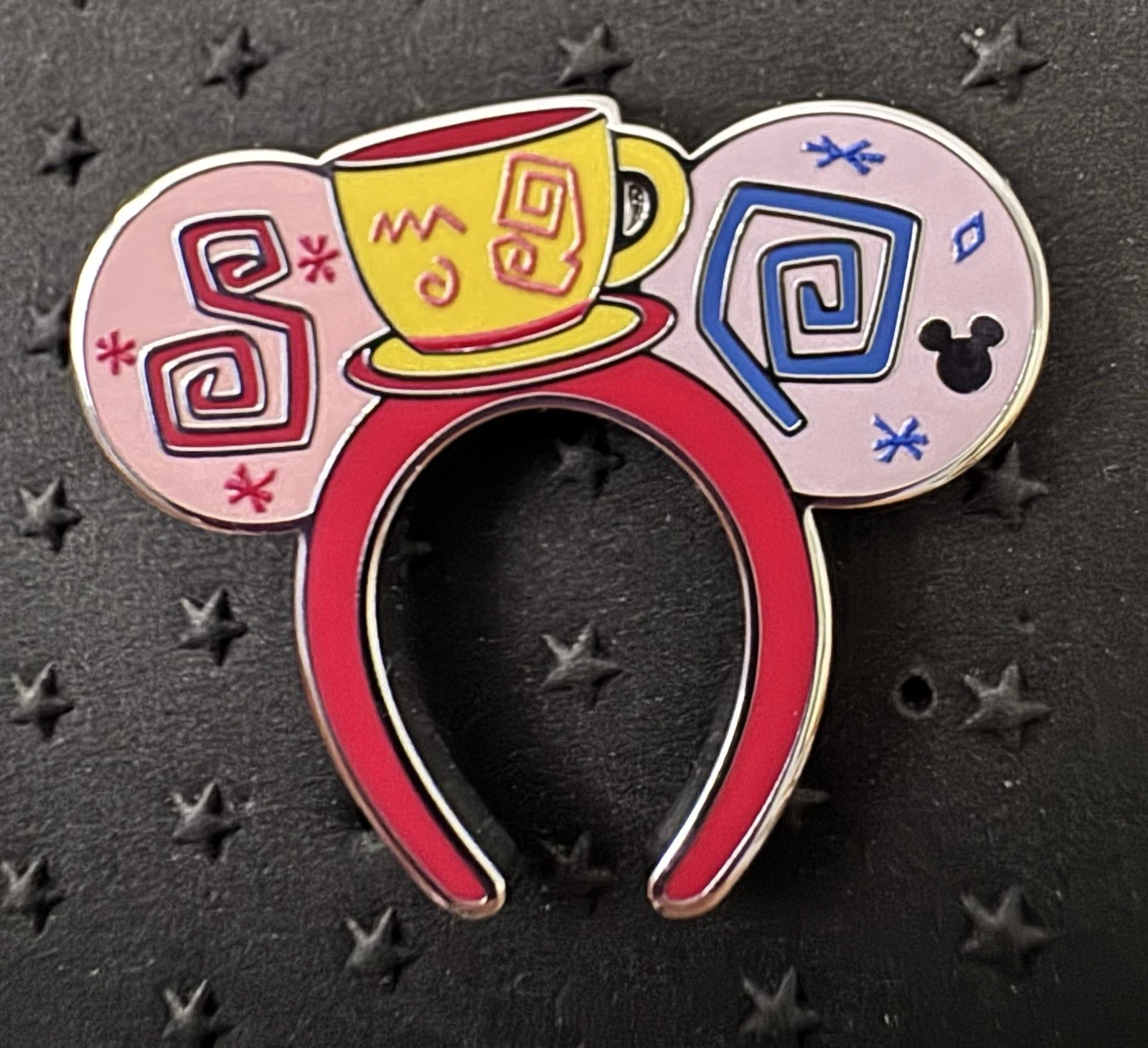 2026 Disneyland Hidden Disney Mad Tea Party Headband Ears Wave A Pin