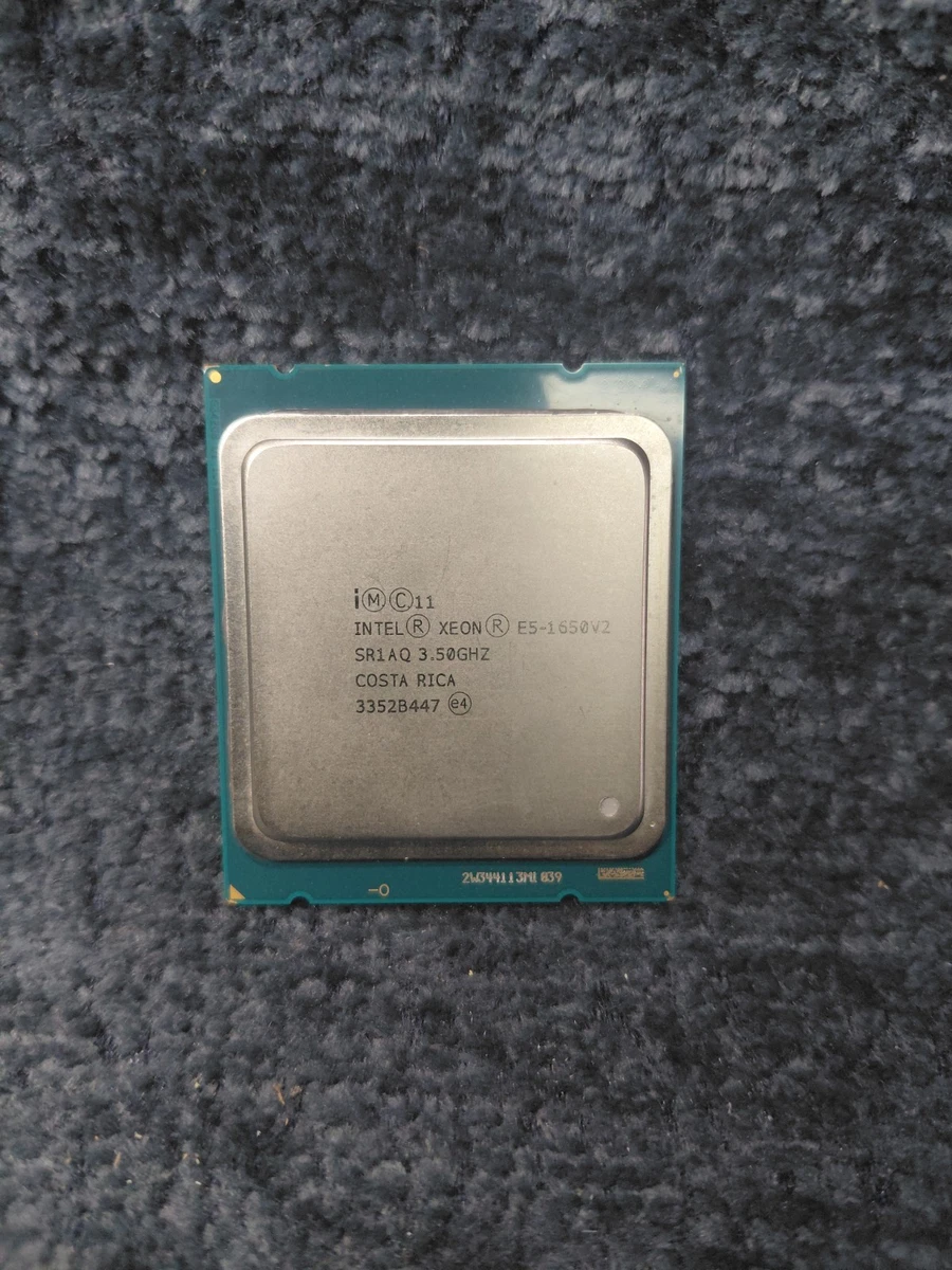 Intel Computer Intel Xeon E5-1650 V2 Processor Model Processors