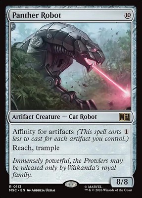 Magic/MTG Panther Robot MSC-113 Rare Deutsch NM