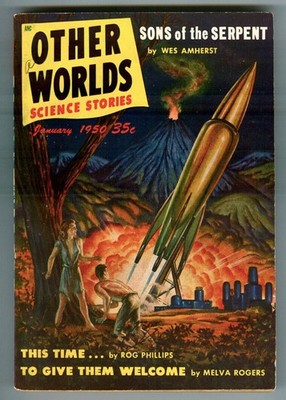 Vintage January 1950 OTHER WORLDS SCIENCE STORIES Magazine! Rare SECOND Issue!