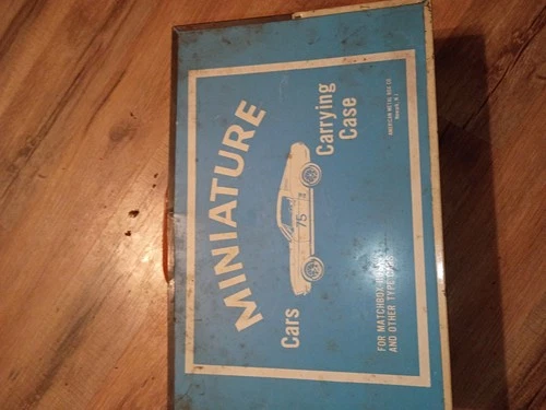 40 Piece Lesney Matchbox And Vintage Toy Cars In Carrying Case