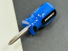 🇺🇸 Armstrong USA 66-150 Stubby Blue Black Hard Handle Phillips Screwdriver NOS