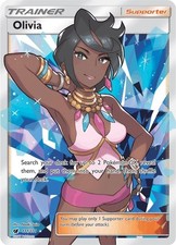 Olivia - 111/111 - Pokemon Crimson Invasion Sun Moon Full Art Card NM on eBay