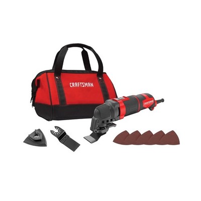 CRAFTSMAN Oscillating Tool, 3-Amp, Includes Universal Tool-free Accessory Sys...