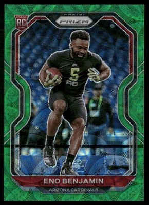 2020 Panini Prizm Green Scope 58/75 Eno Benjamin #324 BG6