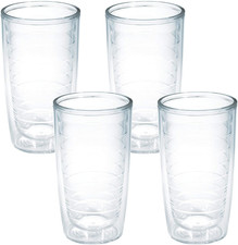 Clear & Colorful Tabletop Made in USA Double Walled Insulated Tumbler Travel Cup