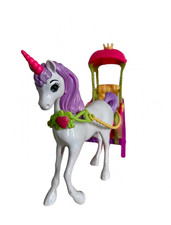 Barbie Dreamtopia Einhorn Pferd BonBon mit Kutsche  - DYX31 - Mattel 2017