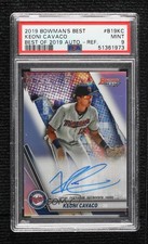 2019 Bowman's Best Auto Refractor Keoni Cavaco #B19-KC PSA 9 MINT Auto 08rm