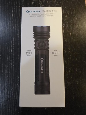 Olight Seeker 4 Pro Matte Black 4600 Lumens, 260M CW