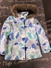 Youth Medium 10/12 Multiple Colors Girls Winter Coat With Small Amout Of Stains