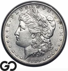 1885-S Morgan Silver Dollar Coin, Lower Mintage Better Date, Flashy Choice AU++