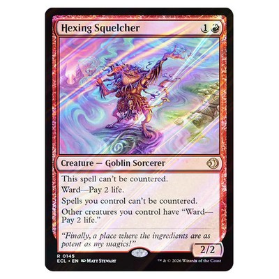 Magic The Gathering - Lorwyn Eclipsed - Hexing Squelcher - 0145 (Folie)