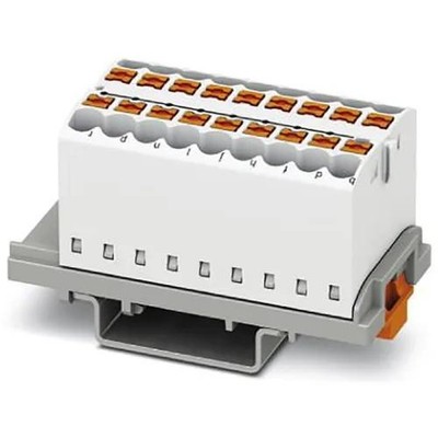 1PC PHOENIX CONTACT - IC 3273056 Distribution Block with Vertical Alignment