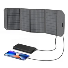 40W Solar Panel Portable USB Type-C Solar Panel Charger for cell phones camera