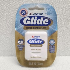 Crest Glide Shred Guard Mint Dental Floss 38.3 yd 35m NEW Sealed Vintage NOS