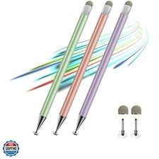 Stylus Pen for Touchscreen,3pcs 2in1 High Precision Sensitivity Stylus, Suita...