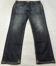 5.11 Tactical Jeans Mens 34x32 Defender Flex Slim Blue Dark Wash Straight Leg(A)