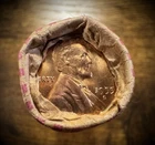 1955-D Lincoln Wheat Cent Penny Red Uncirculated Roll Of 50 Coins