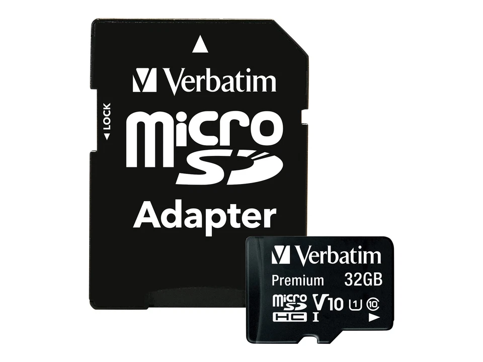 Verbatim Premium 32 GB MicroSDHC Classe 10 10 MB/s 10 MB/s Nero Class 10 44083 - Immagine 2 di 2