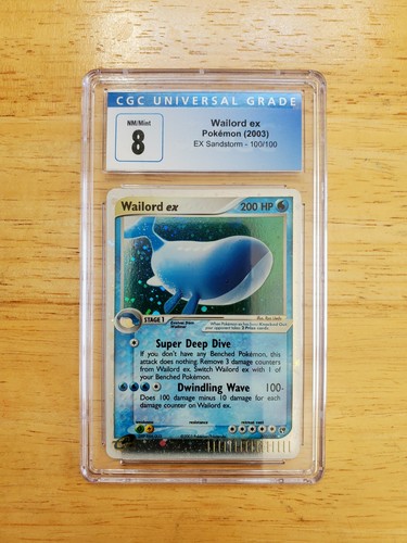 Wailord ex graded CGC 8 for sale on eBay