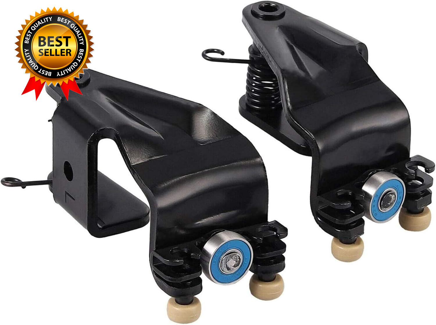 Pair Left & Right Sliding Side Door Rollers Assembly Compatible with Honda