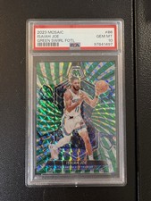 ISAIAH JOE 2023-24 Panini Mosaic FOTL Green Swirl Prizm /3 PSA 10 Thunder SP