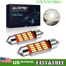 6418 C5W 36MM Festoon LED License Plate Tag Bulb 6000K Bright White 1~10Set