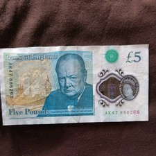 AK47 £5 Pound Polymer note • Bank Of England AK47  886268