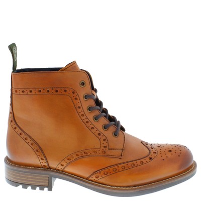 Frank James Camden Real Leather Lace Up Brogue Mens Boots  display picture 1
