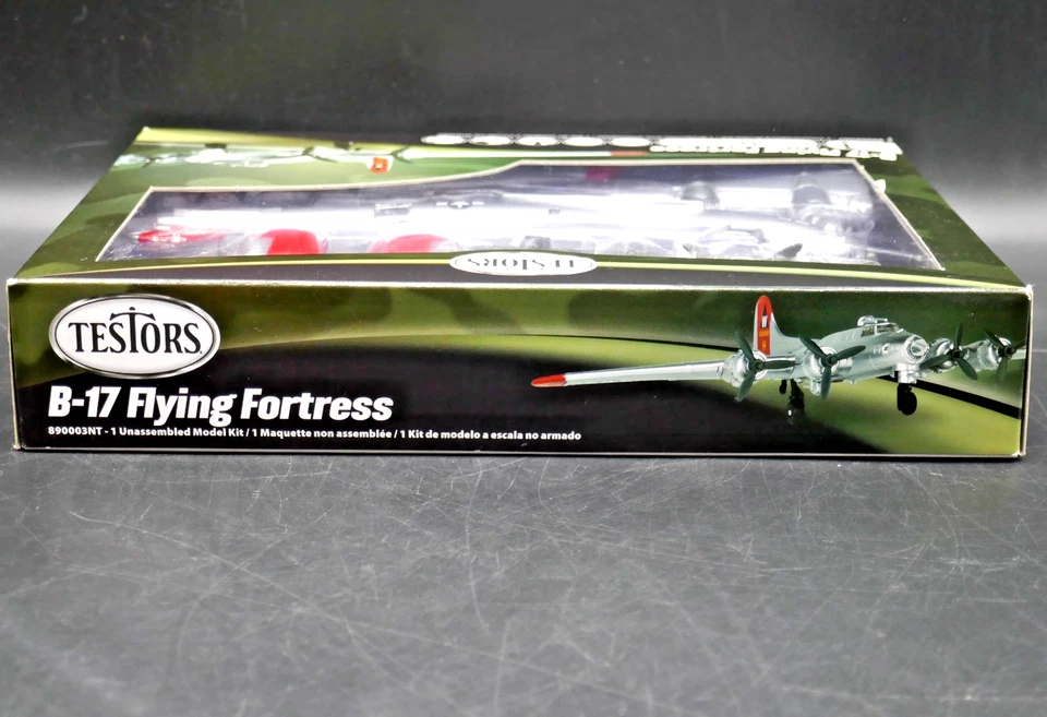 1:100 Testors B-17 Flying Fortress Airplane Model Kit - Image 4 of 4