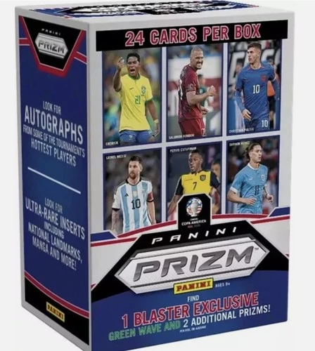 ⚽️  2024 PRIZM COPA AMERICA (1) 4 Card Pack  #’ed? MANGA? COLOR WHEEL? ⚽️ 