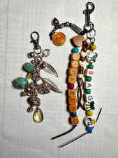 REDUCED 2-UNIQUE HANDMADE CLASSY KEYCHAINS