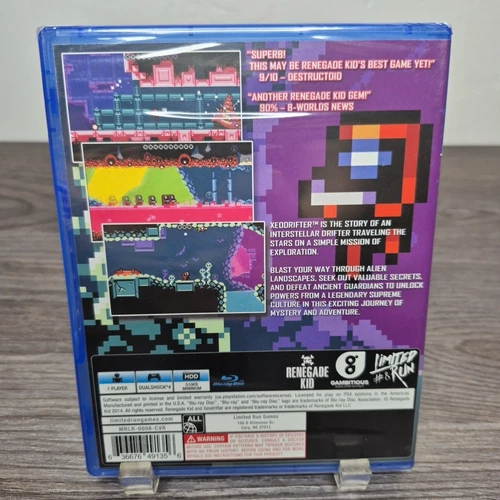 Xeodrifter - LRG Sony PlayStation 4 PS4 Limited Run #8 Brand New Sealed - Picture 2 of 2