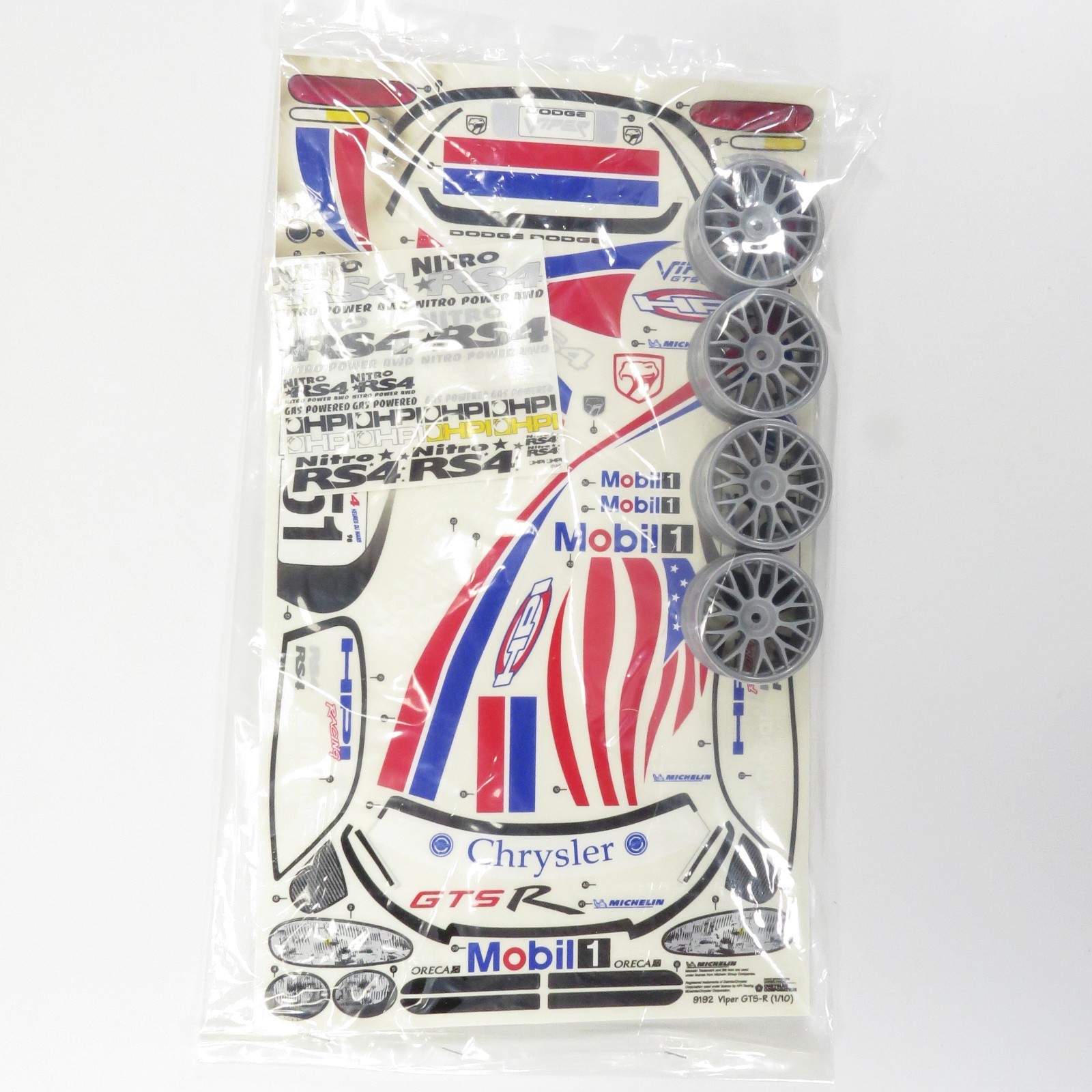 HPI Nitro RS4 Dodge Viper GTSR 1/10 Scale RTR Nitro RC Car 1999 25+ Y/O NEW RARE
