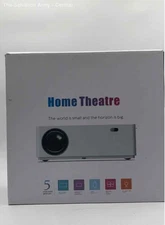 4300 ANSI Lumens 1080P Wired Portable Home Theatre Projector In Box