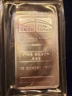 NTR METALS two 10 oz silver bar .999 fine silver NTR Metals-Sealed Bar. 2 count.