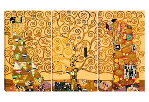 Quadro L Albero Della Vita Di Gustav Klimt Stampa Su Tela Con Telaio In Legno Ebay