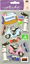 EK Success Sticko SIGHTSEEING Stickers - 12 pcs
