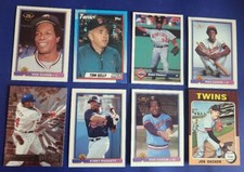 Minnesota Twins  Lot of  ( 8 )  Cards