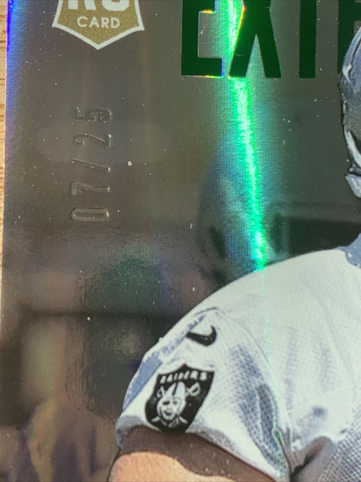 2013 Prestige Extra Points Rookies Signatures Green /25 Nick Kasa Rookie Auto - Image 2 of 3