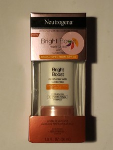 neutrogena bright boost moisturizer with sunscreen