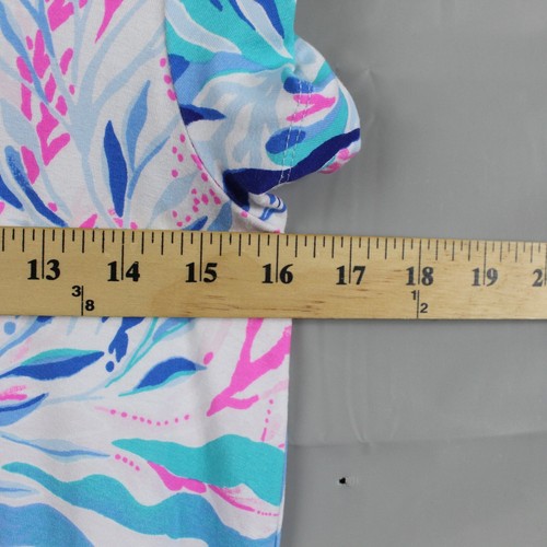 Lilly Pulitzer Dress Youth Girl XL Sadie Polo Mini UPF 50+ Colorful Summer Beach - Picture 7 of 9
