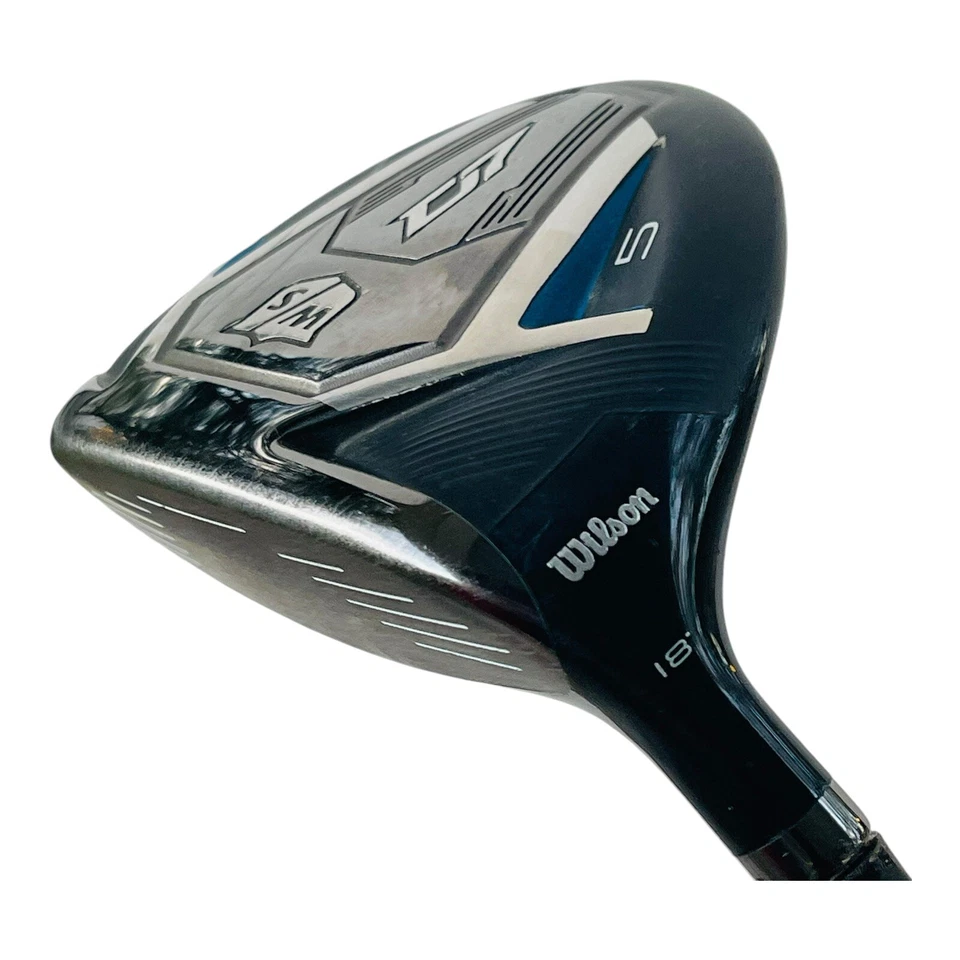 Вуд для фервея Wilson Staff D7 Re-Akt 5 18° гелий Mamiya графит F4 42,5 дюйма левая сторона HC - Изображение 3 из 4